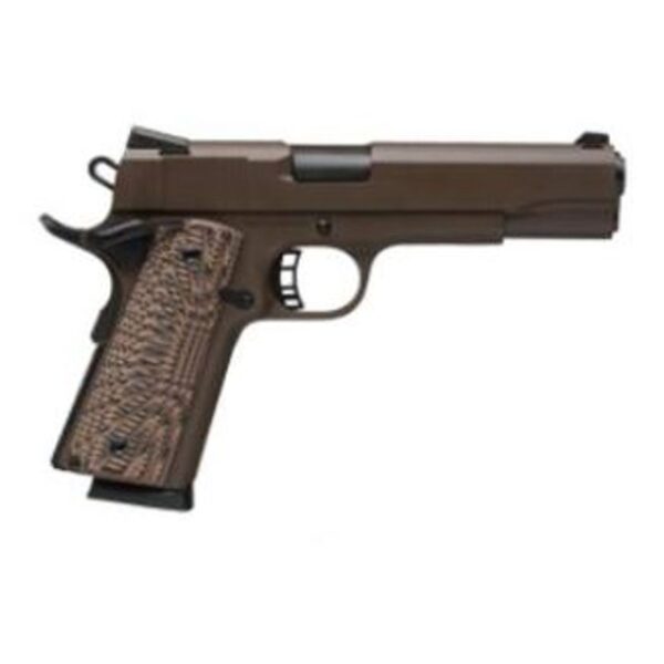 Rock Island Armory 1911 A1 .45 ACP 5in Barrel 8rd Patriot Brown G10 Grips