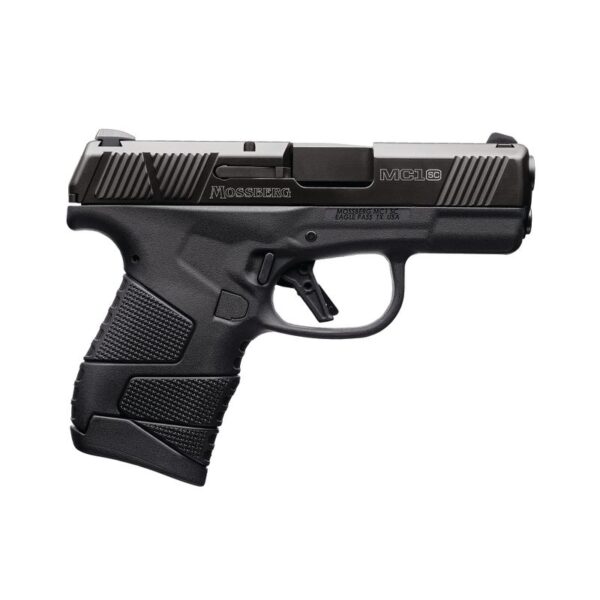 Mossberg MC1sc 9mm Luger Subcompact Semi Auto Pistol 3.4" Barrel 7 Rounds 3-Dot Sights With Manual Safety Polymer Frame Black