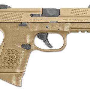 FNH FNS-9 COMPACT 9MM FLAT DARK EARTH PISTOL WITH NIGHT SIGHTS