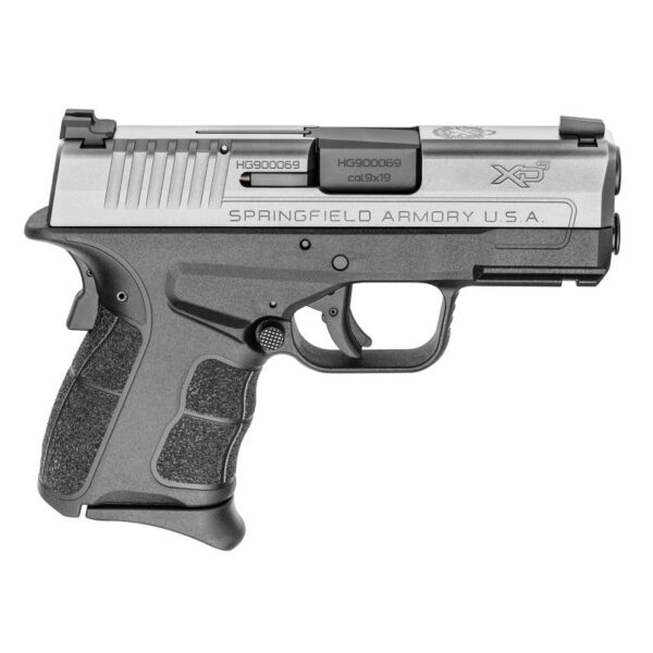 Springfield XD-S Mod.2 9mm Luger Double 3.30" TNS 7+1 Black Polymer Grip/Frame Stainless Steel Slide
