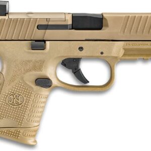 FNH 509 COMPACT MRD 9MM STRIKER-FIRED PISTOL WITH FLAT DARK EARTH FRAME AND SLIDE